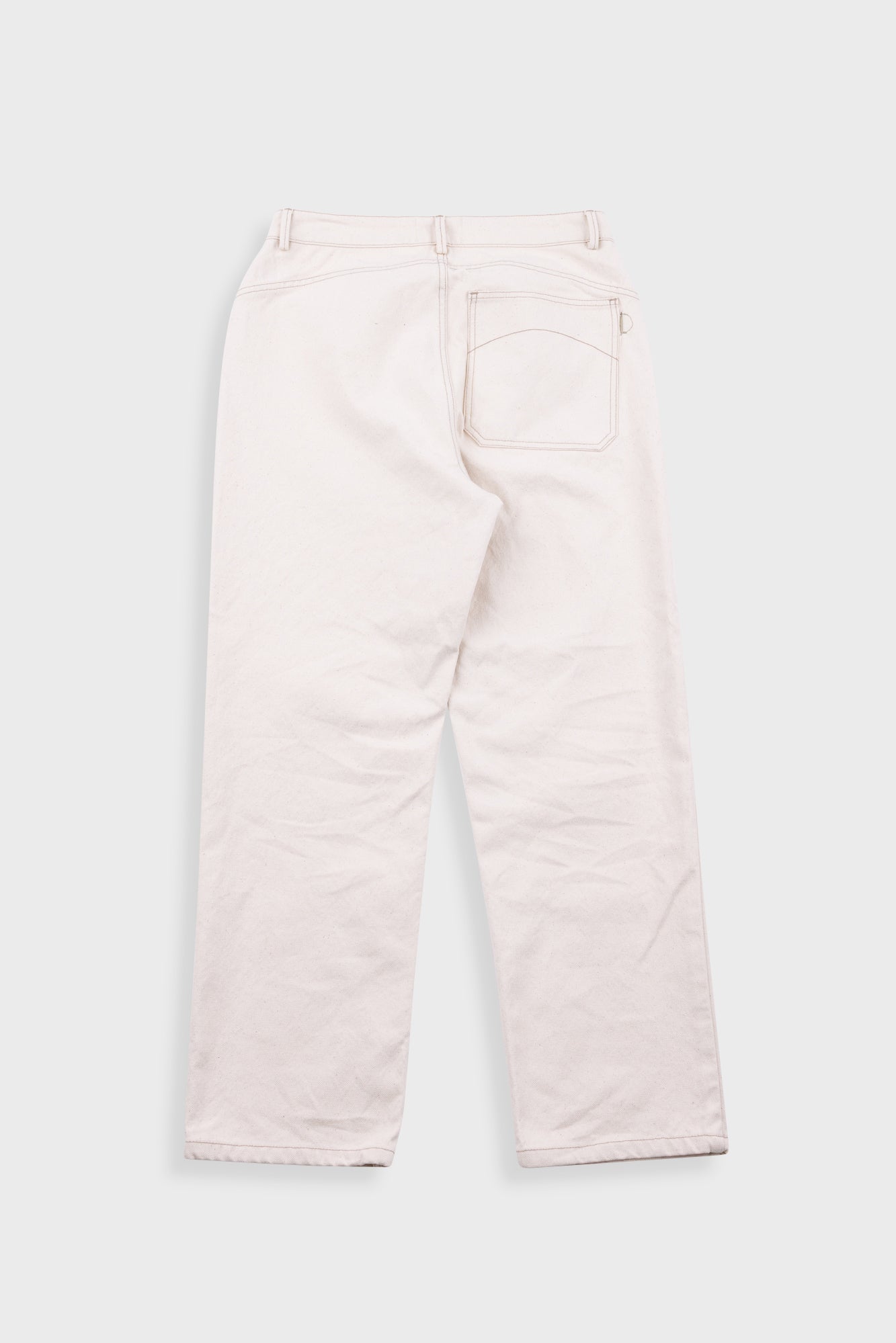 Folk Folk Barrel Leg Jean - Ecru Canvas