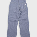 Folk | Folk Barrel Leg Jean - Indigo Ticking Stripe
