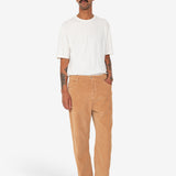 Barrel Leg Trouser - Mink Chunky Cord