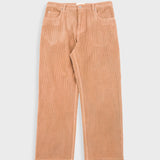 Barrel Leg Trouser - Mink Chunky Cord