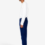 Barrel Leg Trouser - Rich Navy Chunky Cord
