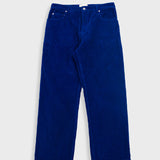 Barrel Leg Trouser - Rich Navy Chunky Cord