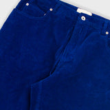 Barrel Leg Trouser - Rich Navy Chunky Cord