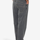 Barrel Leg Trouser - Smoke Grey Denim