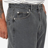 Barrel Leg Trouser - Smoke Grey Denim