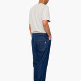 Barrel Leg Trouser - Slub Denim