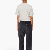 Barrel Leg Trouser - Smoke Grey Chunky Cord