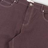 Barrel Leg Trouser - Soft Brown Twill