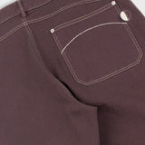 Barrel Leg Trouser - Soft Brown Twill
