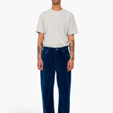 Barrel Leg Trouser - Washed Indigo Cord