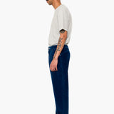 Barrel Leg Trouser - Washed Indigo Cord