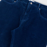 Barrel Leg Trouser - Washed Indigo Cord