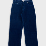 Barrel Leg Trouser - Washed Indigo Cord
