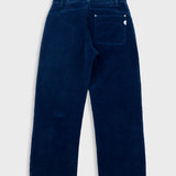 Barrel Leg Trouser - Washed Indigo Cord