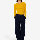 Barrel Pants - Deep Indigo Slub