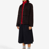 Blouson - Navy Espresso Wool