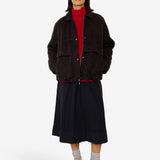 Blouson - Navy Espresso Wool