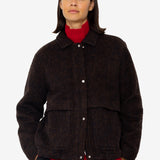 Blouson - Navy Espresso Wool