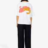 Boyfriend T-Shirt - Graphic White
