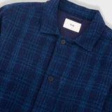 Chain Jacket - Indigo Textured Check