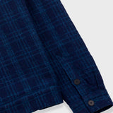 Chain Jacket - Indigo Textured Check