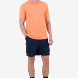 Contrast Sleeve T-Shirt - Faded Orange