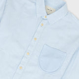 Contrast Pocket Shirt - Soft Blue