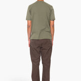 Contrast Sleeve T-Shirt - Olive