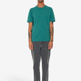 Contrast Sleeve T-Shirt - Phthalo Green