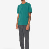 Contrast Sleeve T-Shirt - Phthalo Green