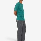 Contrast Sleeve T-Shirt - Phthalo Green