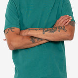 Contrast Sleeve T-Shirt - Phthalo Green