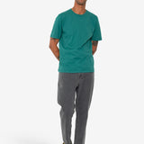 Contrast Sleeve T-Shirt - Phthalo Green