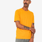 Contrast Sleeve T-Shirt - Pumpkin
