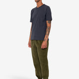 Contrast Sleeve T-Shirt - Soft Black