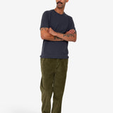 Contrast Sleeve T-Shirt - Soft Black