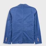 Cotton Linen Blazer - Woad