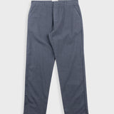 Fixed Waistband Cotton Linen Trouser - Charcoal