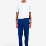 Cotton Linen Trouser - Deep Blue