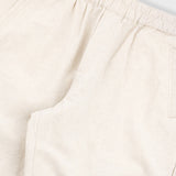 Cotton Linen Trouser - Natural Linen Canvas