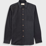 Direction Babycord Shirt - Charcoal