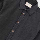 Direction Babycord Shirt - Charcoal