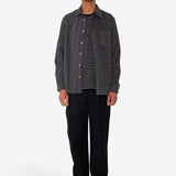 Direction Babycord Shirt - Charcoal