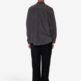 Direction Babycord Shirt - Charcoal