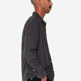 Direction Babycord Shirt - Charcoal