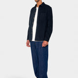 Direction Babycord Shirt - Dark Navy