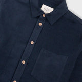 Direction Babycord Shirt - Dark Navy