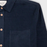 Direction Babycord Shirt - Dark Navy