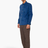 Direction Babycord Shirt - Soft Blue Embroidery