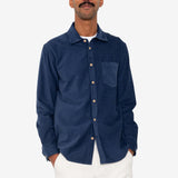 Direction Babycord Shirt - Washed Ink